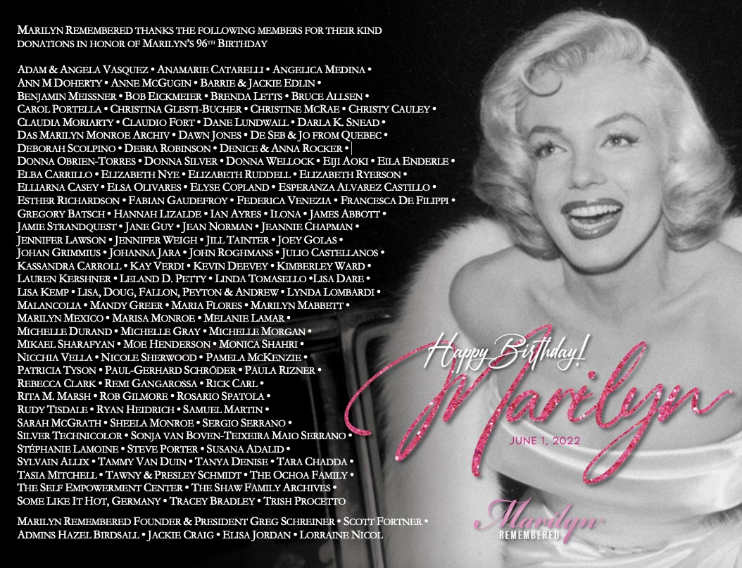 Marilyn Monroe's items to be auctioned off for 96th birthday